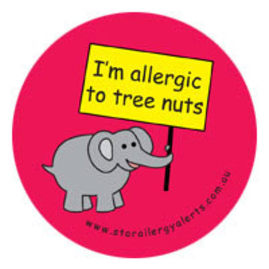 I'm Allergic to Tree Nuts Badge Pack